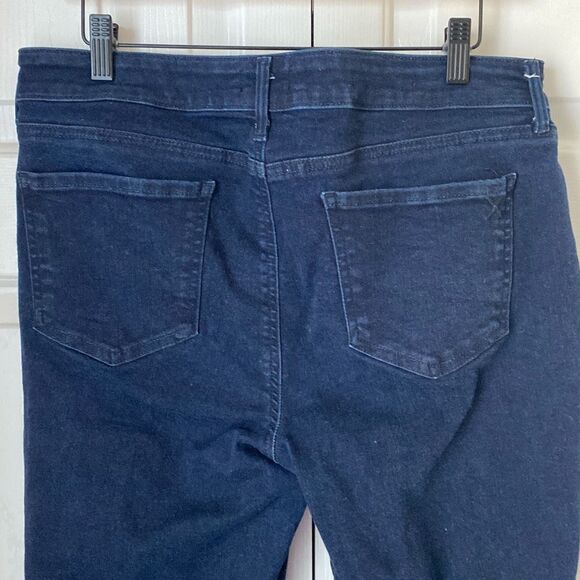 NYDJ Marilyn Straight Leg Jeans Dark Wash Size 12P - Picture 5 of 11